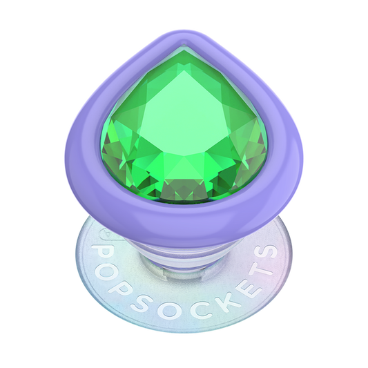 POPSOCKETS PopGrip - Crystal Tears Be Kind Green