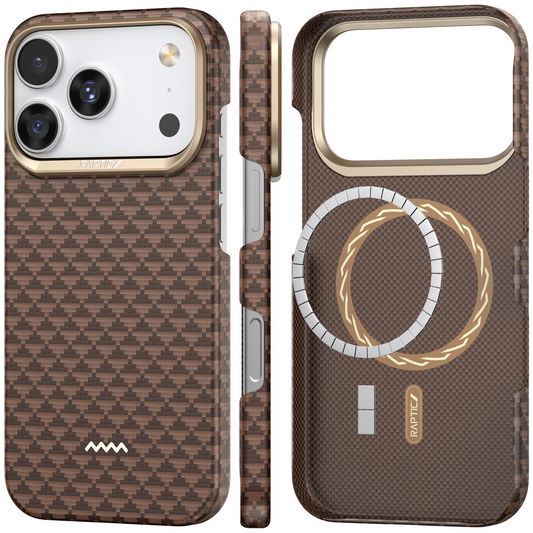 RAPTIC Aramid Fiber Skin-Origin Magsafe Case Compatible For iPhone 17 Pro Max