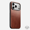 NOMAD Modern Leather Case Phone Case compatible for iP18 Series