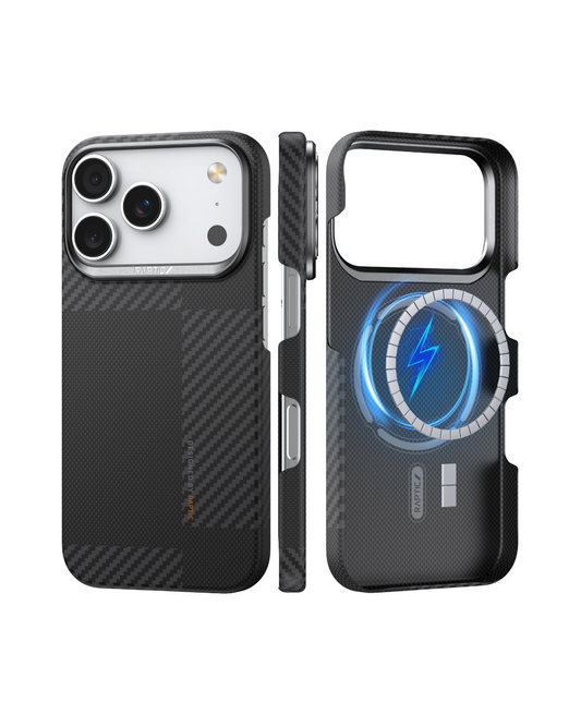 RAPTIC Aramid Fiber Geotik Magnetic Case Compatible For iP17PROMAX