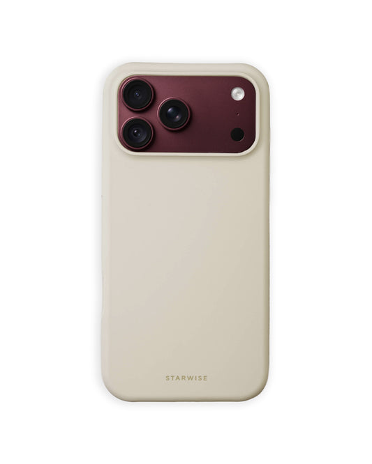STARWISE COLLECTION SILICONE CASE | CREAM WHITE