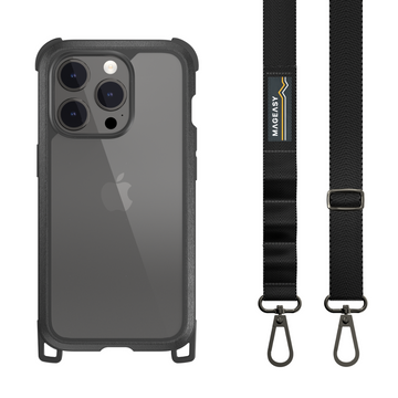 MAGEASY (by SwitchEasy) Odyssey with Strap Case Compatible For iPhone 15 Pro