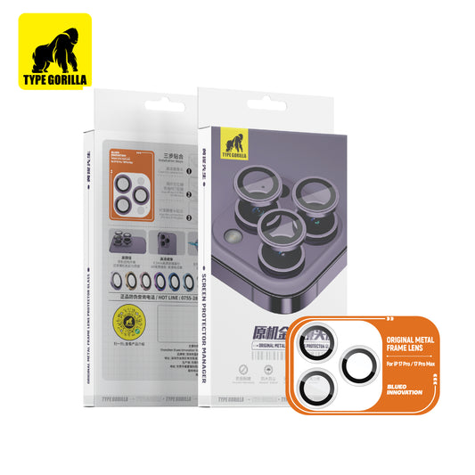 TYPE GORILLA 3Pcs Camera Lens Compatible For iP17PRO / 17PROMAX