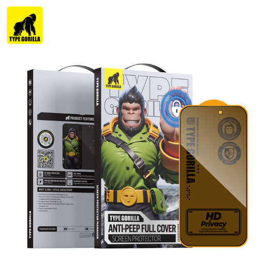 TYPE GORILLA Glass Anti-Peep Cover Compatible For iP17PROMAX & iP16PROMAX
