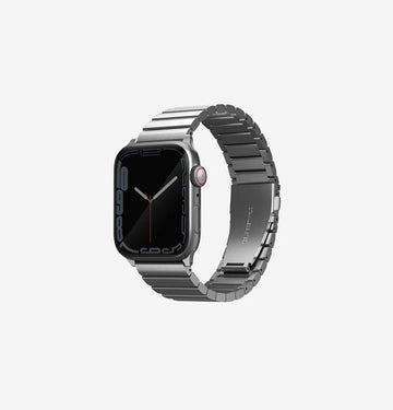 UNIQ Strova Apple Watch Steel Link Band 44/42mm Sterling