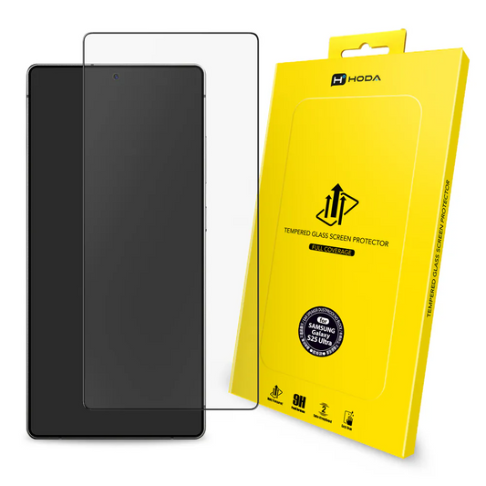 HODA 2.5D Full Coverage Tempered Glass Screen Protector for Samsung Galaxy S25 Ultra