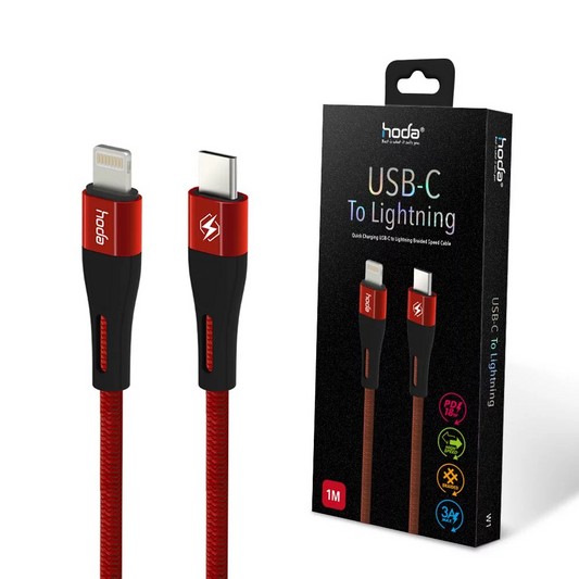 HODA USB-C to Lightning Braided Speed Cable