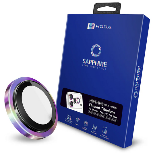 HODA Sapphire Lens Protector With Helper for iPhone 17 Pro / 17 Pro Max (3 Lens)