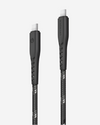ENERGEA Nyloflex 5A 30cm Type C to Type C Charge And Sync Cable 480MBPS
