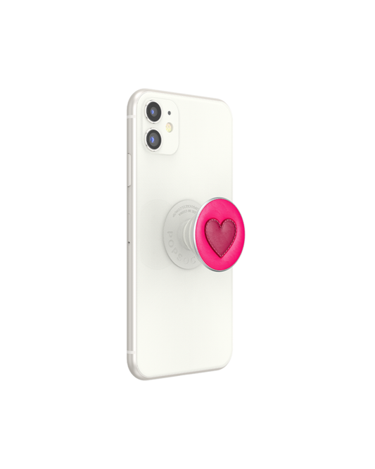 POPSOCKETS PopGrip Premium - Stitched Sweet Heart
