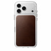 NOMAD Clear Leather Case with Horween Leather Magnetic Compatible for iP18 Series
