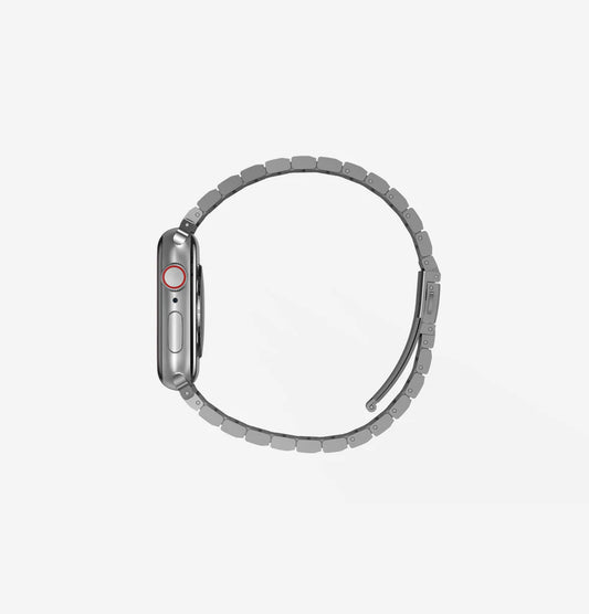 UNIQ Strova Apple Watch Steel Link Band 44/42mm Sterling