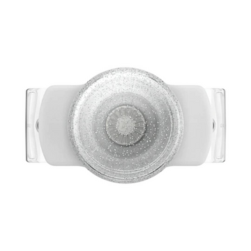 POPSOCKETS PopGrip - Slide Stretch Clear Glitter Silver