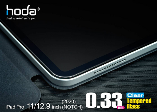 HODA iPad Pro 12.9" (3rd/4th/5th Gen) 0.33mm Full Coverage Tempered Glass