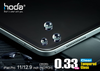 HODA iPad Pro 12.9" (3rd/4th/5th Gen) 0.33mm Full Coverage Tempered Glass