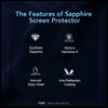 HODA Sapphire Lens Protector Compatible for iPhone 16 Pro / iPhone 16 Pro Max