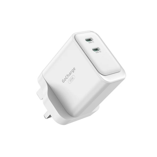 INNOSTYLE GoCharge 45W PD Fast Charging Adapter | Dual USB-C Port (2C)