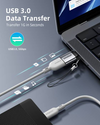 INNOSTYLE NexaLink USB-C to USB-A Female Adapter - USB3.0, 5Gbps with Cable Loop