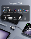 INNOSTYLE NexaLink USB-C to USB-A Female Adapter - USB3.0, 5Gbps with Cable Loop