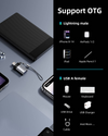 INNOSTYLE NexaLink Lightning to USB-A Female Adapter - USB2.0, 480Mbps with Cable Loop