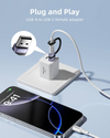 INNOSTYLE FlexiLink USB-A to USB-C 18W Female Adapter - USB3.0, 5Gbps with Silicone Tape