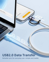 INNOSTYLE FlexiLink USB-C to Lightning 30W Female Adapter - USB2.0, 480Mbps with Silicone Tape