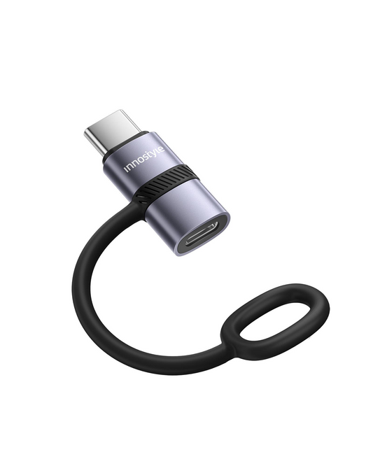 INNOSTYLE FlexiLink USB-C to Lightning 30W Female Adapter - USB2.0, 480Mbps with Silicone Tape