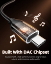 INNOSTYLE USB‑C to 3.5 mm Audio Female Adapter with Digital-to-Analog Converter