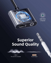 INNOSTYLE NexaLink 2 in 1 USB-C to USB-C PD60W & 3.5mm Audio Jack Female Adapter