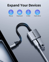 INNOSTYLE NexaLink 2 in 1 USB-C to USB-C PD60W & USB-A 3.0 Female Adapter
