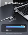 INNOSTYLE NexaLink 2 in 1 USB-C to USB-C PD60W & USB-A 3.0 Female Adapter