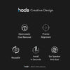 HODA Anti-Reflection (Matte) Glass Full Coverage Screen Protector (Dual Function) for iP18PRO with Dust-Free Helper