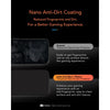 HODA Matte Gaming Anti-Glare Glass Full Coverage Screen Protector for iP18PRO with Dust-Free Helper
