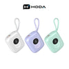 HODA 10,000mAh Fast Charging Power Bank with Built-in Dual Cables