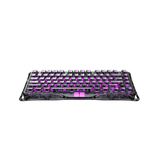 GRAVASTAR Mercury V75 Lite  75% Hall Effect Magnetic Switch Gaming Keyboard - Transparent Black