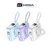 HODA 10,000mAh Fast Charging Power Bank with Magnet (3 in 1) Built-in Dual Cables