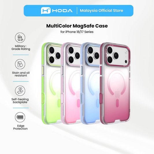 Hoda MultiColor Case with MagSafe for iP18PRO