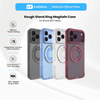 HODA Rough Magnet with 360° foldable rotating ring-holder stand Case for iP18PRO