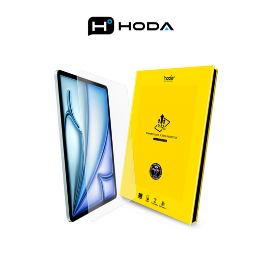 HODA 0.33mm Clear Tempered Glass (Notch) for iPad Air 13" M2 2024 / iPad Air 13" M3 2025
