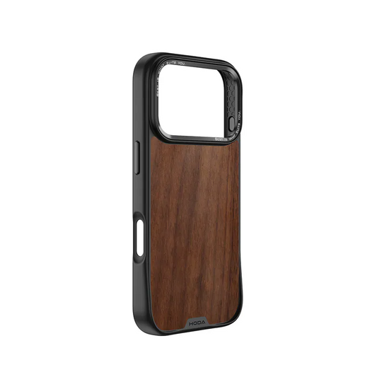 HODA Diverse Case with Magnet Military Standard in WALNUT for iPhone 17 Pro Max