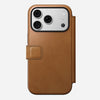 NOMAD Modern Leather Folio Phone Case Compatible for iP18 Series