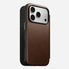 NOMAD Modern Leather Folio Phone Case Compatible for iP18 Series
