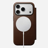 NOMAD Modern Leather Folio Phone Case Compatible for iP18 Series