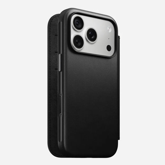 NOMAD Modern Leather Folio Phone Case Compatible for iPhone 18 Series