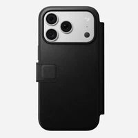 NOMAD Modern Leather Folio Phone Case Compatible for iPhone 18 Series