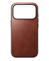 NOMAD Modern Leather Horween Leather MagSafe Case Compatible For iP17PROMAX