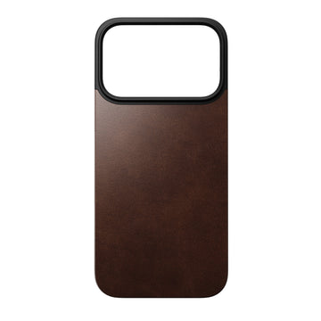 NOMAD Magnetic Leather Back Horween Leather MagSafe Case Compatible For iPhone 17 Pro Max