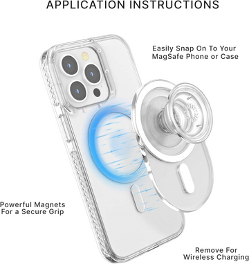 POPSOCKETS Magnetic Popgrip - Clear