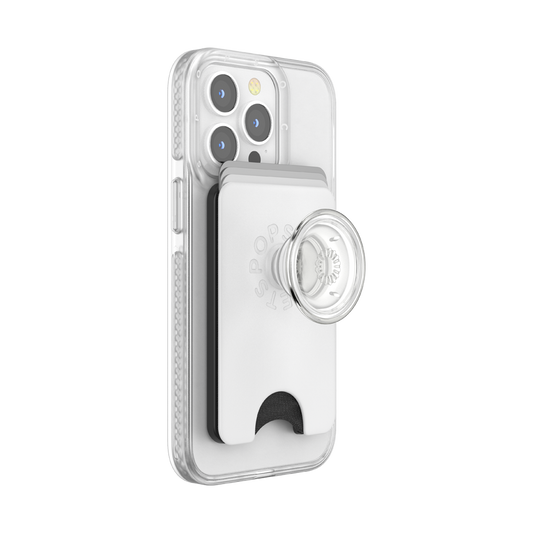 POPSOCKETS PopWallet+ MagSafe G2 - White Clear