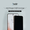 HODA Anti-Peeper Full Coverage Tempered Glass Screen Protector Compatible For Samsung Galaxy S25 Ultra